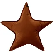 OVERSEAS Star Kussen – Velours – Copper