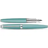 Caran d'Ache Léman Alpine Blue Vulpen geschenkset met inktpot