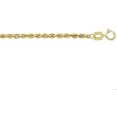 The Jewelry Collection Huiscollectie Collier Geelgoud Koord 2,0 mm 45cm