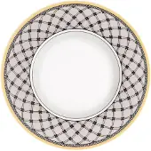 Villeroy & Boch 6x Villeroy & Boch Audun Promenade, Bord, Geel, Grijs