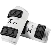 JCalicu Taekwondo-onderarm-beschermers | WT | Wit (Maat: M)