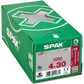 Spax 0201010400305 R 88093 Ruko m.Spitze/T-STAR Bolkop houtschroef 4 mm 30 mm T-STAR plus Staal WIROX 1000 stuk(s)