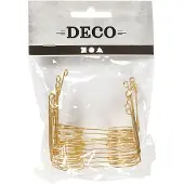 Packlinq Bril, B: 60 mm, gatgrootte 21 mm, goud, 10 stuk/ 1 doos