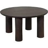 Giga Meubel Salontafel Misao Donkerbruin Ø75cm