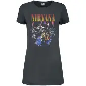 Nirvana Mini-jurk - Amplified Collection - Live In NYC - S tot L - voor Vrouwen - actraciet - Maat M