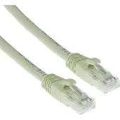 ACT CAT6A UTP-kabel, 1 meter, Cat6a, U/UTP (UTP), RJ-45 connector aan beide uiteinden, kleur: ivoor