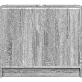 vidaXL Wastafelkast 63x29x55 cm bewerkt hout grijs sonoma eikenkleurig
