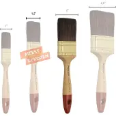 Progold Platte Kwast Exclusive Red 7150 2 inch - 5 cm