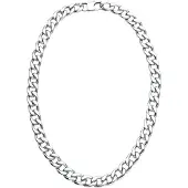 EtNox hard and heavy Halsketting - Panzerkette - voor Mannen - zilverkleurig - Maat 50 cm