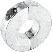 Talamex Schroefas anode aluminium vlak 20mm