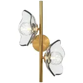 Maytoni Wandlamp Miracle, dimbaar, helder / transparant, Woon-/ Eetkamer, metaal, Florentijns, wandlamp