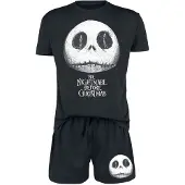 The Nightmare Before Christmas - Disney Pyjama - Jack & Sally - S tot 3XL - voor Mannen - zwart - Maat M