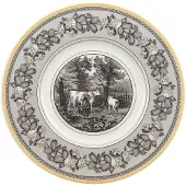 Villeroy & Boch 6x Villeroy & Boch Audun Ferme, Bord, Geel, Grijs