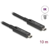 DeLOCK Active Optical USB-C 8K Video + Data + PD Cable 10 m