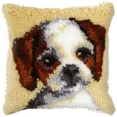Kanex Knooppakket kleine knoopkussen hond - 25.5x25.5 cm - 4019