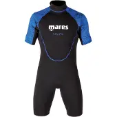 Mares Aquazone Manta 2.2 Mm Short Sleeve Shorty Zwart 3XL Man
