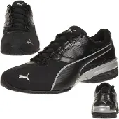 Puma Tazon 6 hardloopschoenen voor heren, kleur: zwart, maat: EU 41