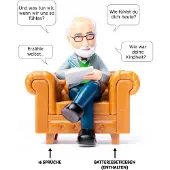 Winkee - Desktop Therapist - 10 cm x 7 cm x 5 cm