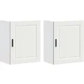 vidaXL Keukenplanken, 2 stuks, wit, van houtvezel