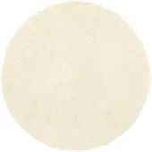 vidaXL Hoogpolig vloerkleed NAVARRA 100x100 cm polyester crèmekleurig