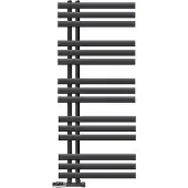 LuxeBath Badkamerradiator middenaansluiting 500x1200 mm antraciet met muuraansluitset