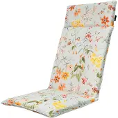Madison tuinstoelkussen Eco Milly azure - 50% Katoen / 45% Polyester / 5% Diverse - Tuinkussens hoge rug dun - |