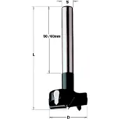 Cmt Cylinderkopboor met cylindrische schacht 23mm