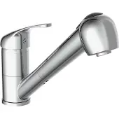 Eisl GRANDE VITA CLASSIC keukenkraan - Mengkraan - met uittrekbare Sproeier - Chroom