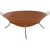 Gardamo Vuurschaal Met draaggreep Grilloppervlak (diameter)=610 mm Bruin