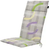 Madison Tuinstoelkussen Universeel Tess Purple Hoge Rug (120 x 50 cm)