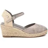 Refresh Dames Espadrilles 172859 grijs (40), 5 tot 8 cm, Gesp, Casual 17285902-PLOMO