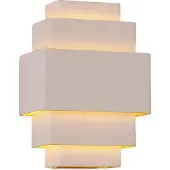 Artdelight Design wandlamp Layers wit met gouden binnenkant