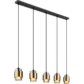 Globo Hanglamp Milley, dimbaar, Woon-/ Eetkamer, Glas, Modern, hanglamp
