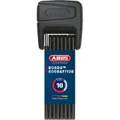 ABUS - Bordo One 6000A Fingerprint - Fietsslot 120 cm, zwart
