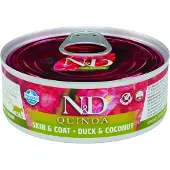 Farmina Quinoa Huidcoating Eendenvoer Doos 24x80g Kattenvoer