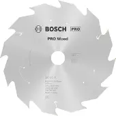 Bosch Standard for Wood 2608837684 Hardmetaal-cirkelzaagblad 165 x 20 mm Aantal tanden: 12 1 stuk(s)