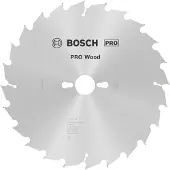 Bosch Cirkelzaagblad Opt Wood 254X30X2.8/1.8X24T - 2608838412