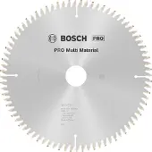Bosch 2608640447 PRO Cirkelzaagblad - 216 X 30 X 80T - Multi Materiaal