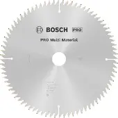 Bosch 2608640450 PRO Cirkelzaagblad - 254 X 30 X 80T - Multi Materiaal
