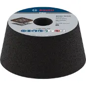 Bosch Schuurkom, conisch - metaal/gietijzer 90 mm, 110 mm, 55 mm, 36 1st - 1608600233