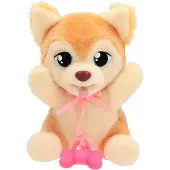 IMC Toys Baby Paws Yummy Shiba - Interactieve pluchen knuffel