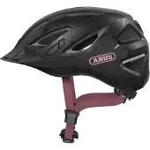 ABUS Fietshelm URBAN-I 3.0 flower art M - 52-58 cm - zwart - Geschikt voor gebruik op elektrische fietsen - stadsfietsen - 280 g