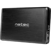 Natec Externe harde schijfbehuizing RHINO, 3,5 inch, USB 3.2 Gen 1, 5 Gbps, zwart