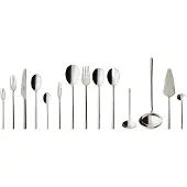 Villeroy & Boch Tafelbestek 70 stuks ELLA Satijn afwerking, Bestek, Zilver