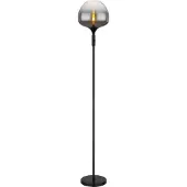 Globo Lighting Zwarte vloerlamp Maxy enkel Ø 29cm