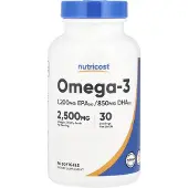 Nutricost - Omega-3 2500 mg (90 Softgels)