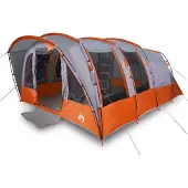 vidaXL Tunneltent 8-persoons waterdicht grijs