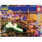 Educa - Las Vegas 1000 Teile Nachtleuchtpuzzle