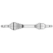 METELLI 17-0119 Aandrijfas