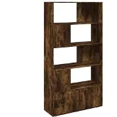 vidaXL Boekenkast 100x36x189 cm bewerkt hout gerookt eikenkleurig